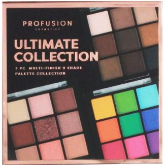 Profusion Ultimate Collection 3 pc Multi-Finish Shadow Palette Collection