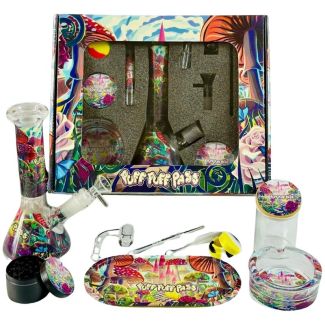Puff Puff Pass Design 9 pcs Gift Set - Rose