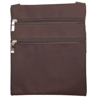 Wholesale Classical  Style Zippable Bag With String-Brown(25cm x 20cm)