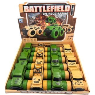 Racing Battlefield Off- Road Toy Vehicle - Assorted Colours