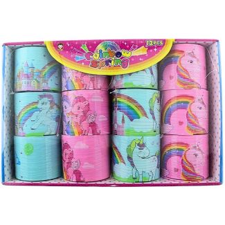 Rainbow Spring Unicorn Design For Kids (12pcs) - Assorted