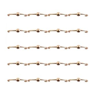Wholesale Rose Gold Nose Rings with Ball - 8mm