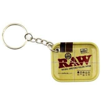 RAW Classic Mini Metal Tray Keychain - 5 x 4cm 