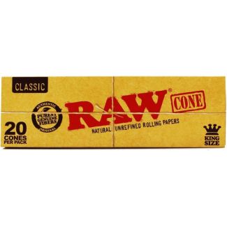 RAW King Size Classic Cones 20 Pack