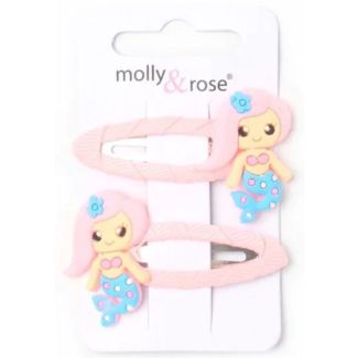 2pcs Mermaid Ribbon Wrapped Sleepies - Assorted - 5cm