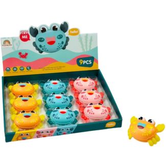 Rolling Fun Crab Toys  - Assorted Colours 