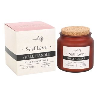 Wholesale Rose Petal Infused Self Love Spell Candle