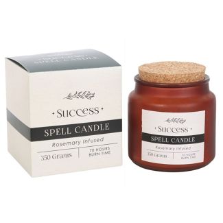 Rosemary Infused Success Spell Candle - 350g 
