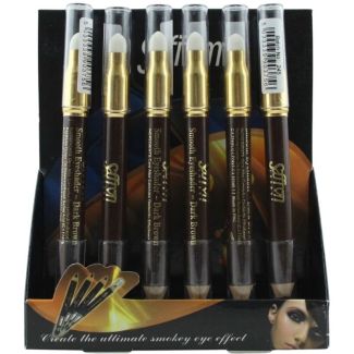 Saffron Smooth Smokey Eyeshadow - Dark Brown 