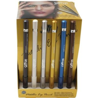 Saffron Metallic Eye Pencil - Assorted Colours