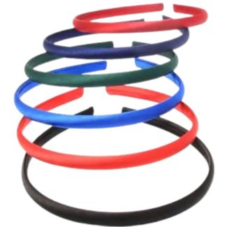 Satin Aliceband - Assorted School Colours - 1cm Wide