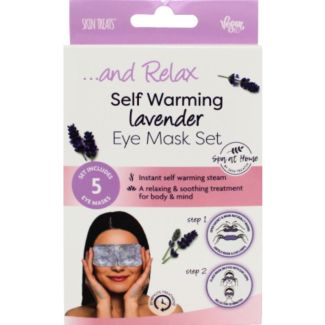 Skin Treats Self Warming Lavender Eye Mask Set