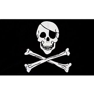 Skull & Crossbones Flag - 5ft x 3ft