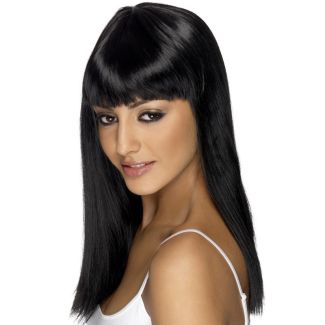 Smiffys Glamourama Party Wig - Black