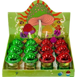 Sparkys 4-Part Jamaican Metal Handmullers - Rainbow Mushroom (8x4.5cm)