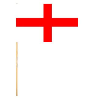 St. George England Hand flag With Wooden Stick