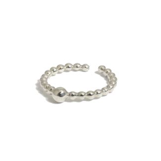 Sterling Silver Ball Design Adjustable Toe Ring