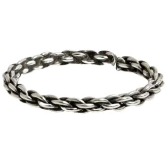 Sterling Silver Braided Design Adjustable Toe Ring