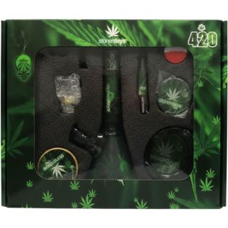 Stoner Days 420 Leaf Design 9 pcs Gift Set