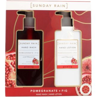 Sunday Rain Pomegranate & Fig Hand Duo Set 2pcs Gift Set