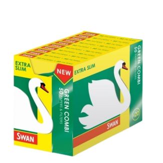 Swan Extra Slim Green Combi Tips