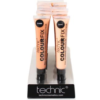 Technic Colour Fix Full Coverage Concealer Tray Assorted Shades