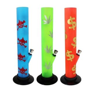 Wholesale Acrylic Waterpipe (12.5 inch)  - assorted 