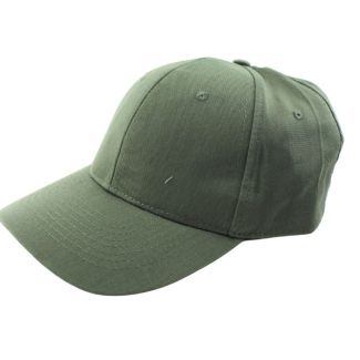 Adults 6 Panel Adjustable Metal Buckle Baseball Cap - Khaki