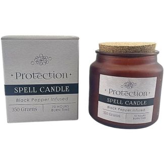 Black Pepper Infused Prosperity Spell Candle - 350g 