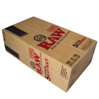 Raw Classic Cone 5 Stage Rawket 15 Packs Per Box 