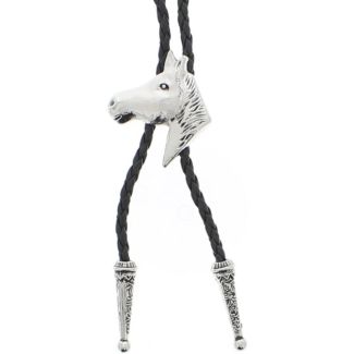 Vintage Western Horse Bolo Tie