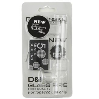 Wholesale D&K Glass Pipe -Clear