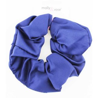 Small Satin Fabric Hair Scrunchie - Assorted
