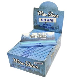 Wholesale Wise Skies King Size Slim Blue Papers 