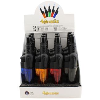 Wholesale Electronic Jet Flame Lighters - Assorted Colours