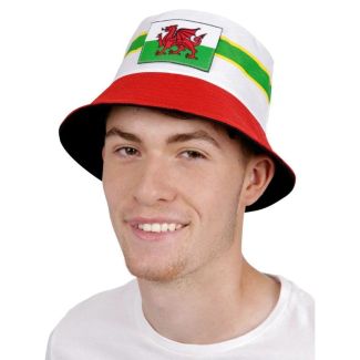 Adults Reversible Welsh Bucket Hat