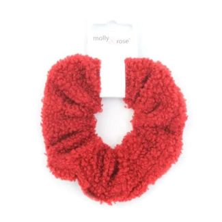 Boucle Fabric Hair Scrunchies - Assorted - 11cm