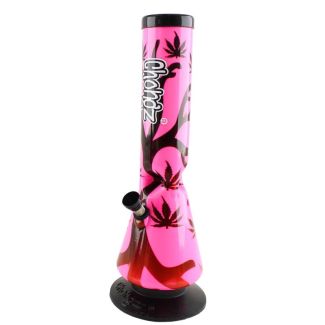 Wholesale Chongz Acrylic "Charles Aznavour'' Design Beaker Waterpipe