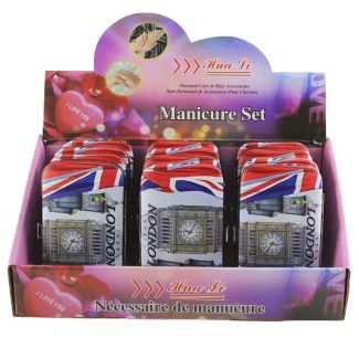 Wholesale Hua Li Manicure Set - London Design 