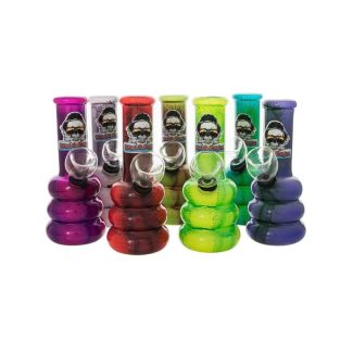 Wholesale Hunter S.Bongson “Rose Madder” Glass Waterpipe - Assorted (5 Inch)