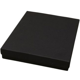 Wholesale Large Gift Box Black (18cm x 14cm x 2.5cm)