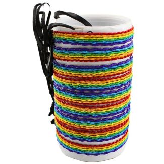 Wholesale Leather Bracelet - Rainbow Design (12 Pieces)