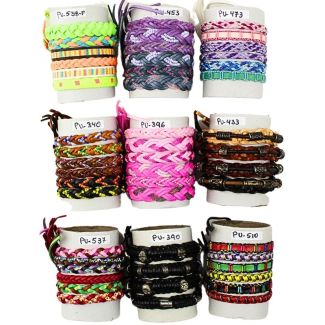 Wholesale Leather Bracelets - Assorted (4-6 Pieces)