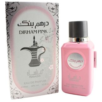 Manasik Ladies EDP Perfume 100ml- Dirham Pink (Exp-10/30)