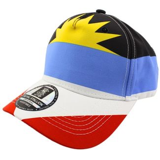 Printed 6 Panel Baseball Cap - Antigua & Barbuda