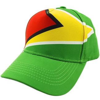 Printed 6 Panel Baseball Cap - Guyana