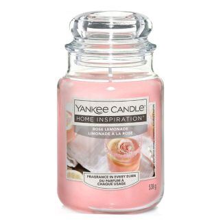 Yankee Rose Lemonade Scented Jar Candle - 538g