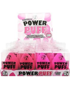 	 Wholesale W7 Power Puff Latex Free Face Blender Sponge - Assorted 