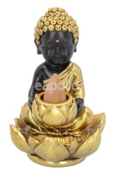 Baby Buddha Backflow Incense Burner - 10.3cm
