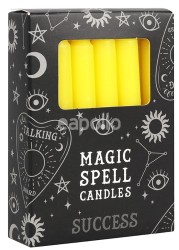 Yellow Magic Spell Candles - Success(Pack of 12)